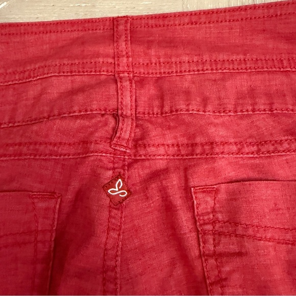 Prana Red Bohemian Cropped Pants - Picture 9 of 9